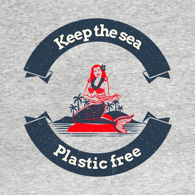 Keep the sea plastic free, siren by Andrew's shop